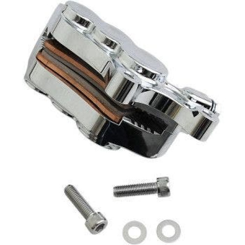 PartzBiz HD: 4424523-Arlen Ness 02-216 Chrome 6-Piston Caliper 11.8" Disc Front Right Harley Custom PartzBiz HD: 4424523-Arlen Ness 02-216 Chrome 6-Piston Caliper 11.8" Disc Front Right Harley Custom