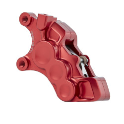 PartzBiz HD AN02-226 - Arlen Ness 02-226 Red 6-Piston Caliper for 14" Disc Front Left Harley & Custom
