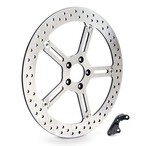 PartzBiz HD: 4424496-Arlen Ness 02-972 Brake 15" Rotor Left Hub Mount Harley 5-Bolt 06-17 1710-3323 17103323 263795 sportster dyna fat boy bob slim low xl electra road street glide king best for performance power braking galfer PartzBiz HD: 4424496-Arlen Ness 02-972 Brake 15" Rotor Left Hub Mount Harley 5-Bolt 06-17 1710-3323 17103323 263795 sportster dyna fat boy bob slim low xl electra road street glide king best for performance power braking galfer