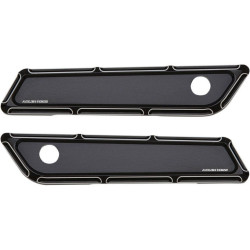 PartzBiz HD AN03-585 - Arlen Ness 03-585 Black Beveled Saddlebag Latch Hinge Covers for Harley 14-21 PartzBiz HD AN03-585 - Arlen Ness 03-585 Black Beveled Saddlebag Latch Hinge Covers for Harley 14-21