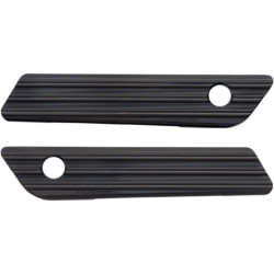 PartzBiz HD AN03-603 - Arlen Ness 03-603 Black Saddlebag Latch Covers Billet Pair Harley Touring 14-21 PartzBiz HD AN03-603 - Arlen Ness 03-603 Black Saddlebag Latch Covers Billet Pair Harley Touring 14-21
