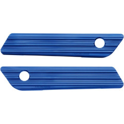 PartzBiz HD AN03-604 - Arlen Ness 03-604 Blue Saddlebag Latch Covers Billet Pair Harley Touring 14-21 PartzBiz HD AN03-604 - Arlen Ness 03-604 Blue Saddlebag Latch Covers Billet Pair Harley Touring 14-21