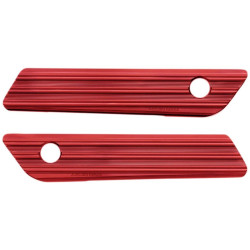 PartzBiz HD AN03-616 - Arlen Ness 03-616 Red Saddlebag Latch Covers Billet Pair Harley Touring 14-21 PartzBiz HD AN03-616 - Arlen Ness 03-616 Red Saddlebag Latch Covers Billet Pair Harley Touring 14-21