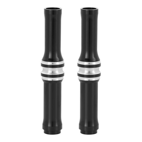 PartzBiz HD: 4424471-Arlen Ness 03-643 10-Gauge Black Pushrod Covers 17-18 Harley FLH/T M8 0928-0090; 09280090; 263813