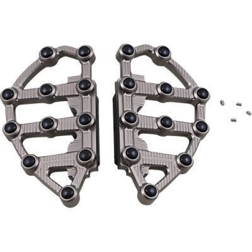 PartzBiz HD: 4424457-Arlen Ness 06-876 Titanium Billet Aluminum MX Floorboards Rear Harley 99-Up 1621-0996 16210996 PartzBiz HD: 4424457-Arlen Ness 06-876 Titanium Billet Aluminum MX Floorboards Rear Harley 99-Up 1621-0996 16210996