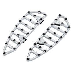 PartzBiz HD AN06-890 - Arlen Ness 06-890 Chrome MX Billet Floorboard Kit Harley Touring Softail 99-Up PartzBiz HD AN06-890 - Arlen Ness 06-890 Chrome MX Billet Floorboard Kit Harley Touring Softail 99-Up
