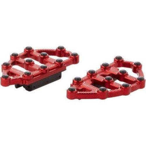PartzBiz HD: 4424467-Arlen Ness 06-898 Red Billet Aluminum MX Passenger boards 8 x 4.25 Harley 99-Up PartzBiz HD: 4424467-Arlen Ness 06-898 Red Billet Aluminum MX Passenger boards 8 x 4.25 Harley 99-Up