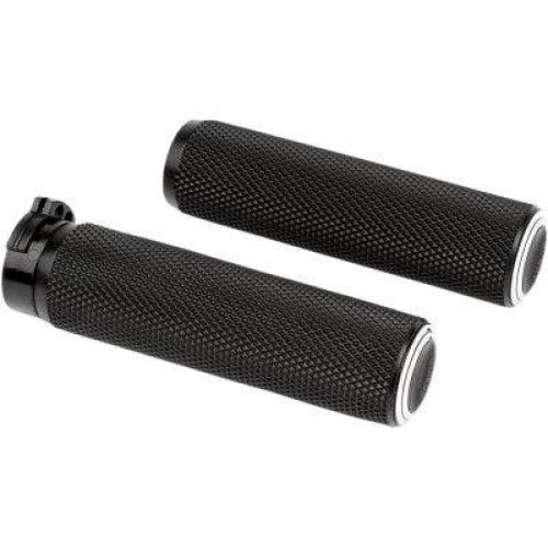 PartzBiz HD: 4424431-Arlen Ness 07-308 ปลอกแฮนด์ Dual Ring 1-1/4” สีดำสำหรับสายคันเร่ง Harley 76-Up