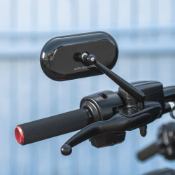 PartzBiz HD AN07-336 - Arlen Ness 07-336 Fusion Knurled 1" Handlebar Grips w/ Red End Cap Harley 76-Up