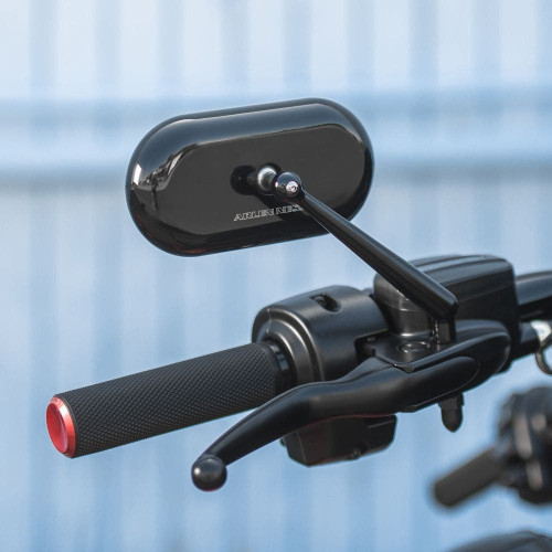 PartzBiz HD: 4424434-Arlen Ness 07-336 Fusion Knurled ปลอกแฮนด์ 1” พร้อมฝาท้ายสีแดง Harley 76-Up
