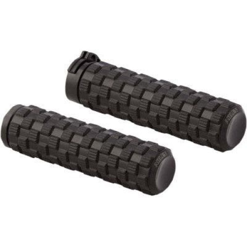 PartzBiz HD: 4424439-Arlen Ness 07-350 Black Air Trax ปลอกแฮนด์ 1” สำหรับสายคันเร่ง Harley 76-Up