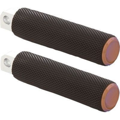 PartzBiz HD: 4424410-Arlen Ness 07-905 Knurled Footpegs Titanium Universal Male Mount 1620-2156 16202156
