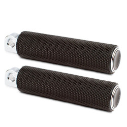 PartzBiz HD AN07-934 - Arlen Ness 07-934 Knurled Black Fusion Dual Ring Male Mount หมุดเท้าสำหรับ Harley PartzBiz HD AN07-934 - Arlen Ness 07-934 Knurled Black Fusion Dual Ring Male Mount หมุดเท้าสำหรับ Harley