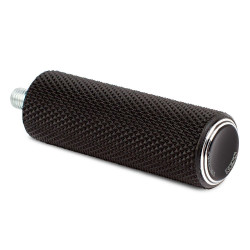 PartzBiz HD AN07-936 - Arlen Ness 07-936 Black Billet Knurled Fusion Dual Ring Shift Peg สำหรับ Harley PartzBiz HD AN07-936 - Arlen Ness 07-936 Black Billet Knurled Fusion Dual Ring Shift Peg สำหรับ Harley