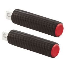 PartzBiz HD AN07-938 - Arlen Ness 07-938 Fusion Knurled Male Mount Footpeg พร้อมฝาท้ายสีแดง Harley 76-Up PartzBiz HD AN07-938 - Arlen Ness 07-938 Fusion Knurled Male Mount Footpeg พร้อมฝาท้ายสีแดง Harley 76-Up