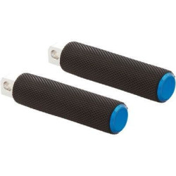 PartzBiz HD AN07-951 - Arlen Ness 07-951 Blue Billet Knurled Fusion พักเท้าผู้โดยสาร HD Softail M8 PartzBiz HD AN07-951 - Arlen Ness 07-951 Blue Billet Knurled Fusion พักเท้าผู้โดยสาร HD Softail M8