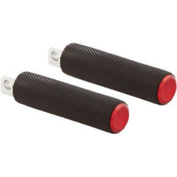 PartzBiz HD AN07-955 - Arlen Ness 07-955 Red Billet Knurled Fusion พักเท้าผู้โดยสาร HD Softail M8 PartzBiz HD AN07-955 - Arlen Ness 07-955 Red Billet Knurled Fusion พักเท้าผู้โดยสาร HD Softail M8