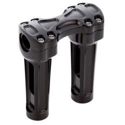 PartzBiz HD AN08-062 - Arlen Ness 08-062 Black METHOD 6" Risers Harley-Davidson Universal Fitment 263836 0602-0961 06020961
