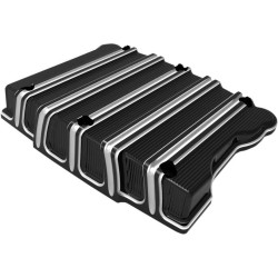 PartzBiz HD AN18-253 - Arlen Ness 10 Gauge Gloss Black Rocker Box Covers for Harley Twin Cam 99-15 | 18-253 PartzBiz HD AN18-253 - Arlen Ness 10 Gauge Gloss Black Rocker Box Covers for Harley Twin Cam 99-15 | 18-253
