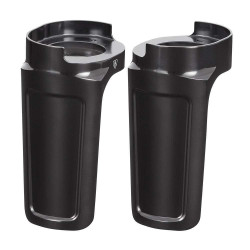 PartzBiz HD AN120-000 - Arlen Ness 120-000 Black Method Bagger Fork Guards Harley Touring 14-Up