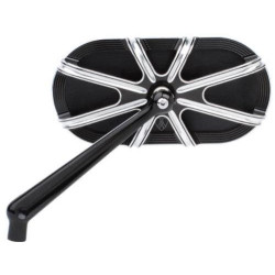 PartzBiz HD AN13-160 - Arlen Ness 13-160 Black 10 Gauge Left Mirror Harley Universal 0640-1201 06401201