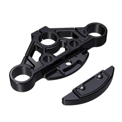PartzBiz HD AN130-000 - Arlen Ness 130-000 Black Method Top Triple Tree Harley Road Glide 15-Up