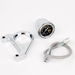 PartzBiz HD AN15-657 - Arlen Ness 15-657 Chrome Radius Oil Pressure Gauge Kit Harley Evolution EVO 84-99 PartzBiz HD AN15-657 - Arlen Ness 15-657 Chrome Radius Oil Pressure Gauge Kit Harley Evolution EVO 84-99