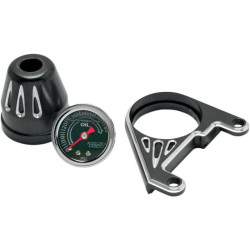 PartzBiz HD AN15-668 - Arlen Ness 15-668 Black Deep Cut Oil Pressure Gauge Kit Harley Twin Cam 99-17 PartzBiz HD AN15-668 - Arlen Ness 15-668 Black Deep Cut Oil Pressure Gauge Kit Harley Twin Cam 99-17