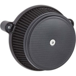 PartzBiz HD AN18-394 - Arlen Ness 18-394 Carbon Big Sucker Stage 1 เครื่องฟอกอากาศสำหรับ Harley M8 17-Up ใหม่ที่ดีที่สุดที่กำหนดเอง touring softail bagger dresser chopper ตัวกรองอากาศอัพเกรดประสิทธิภาพทดแทน