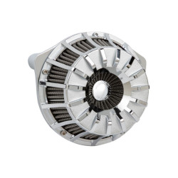 PartzBiz HD AN18-992 - Arlen Ness 18-992 Chrome Inverted Series 15-Spoke Air Cleaner Filter Breather 99-17 Harley Davidson Twin Cam Touring Bagger Dresser Softail Dyna FXD FLST FXST FLHT FLHX FLTR FLHR 264334 1010-2488 10102488