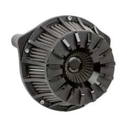 PartzBiz HD AN18-993 - Arlen Ness 18-993 Black Inverted Series 15-Spoke Air Cleaner Filter Breather 99-17 Harley Davidson Twin Cam Touring Bagger Dresser Softail Dyna FXD FLST FXST FLHT FLHX FLTR FLHR 264335 1010-2489 10102489