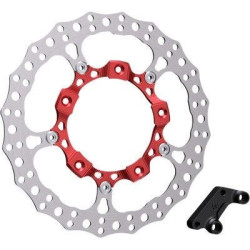 PartzBiz HD AN300-007 - Arlen Ness 300-007 14” ชุดโรเตอร์เบรกใหญ่ด้านหน้าขวาสีแดง Harley Touring FLH/T PartzBiz HD AN300-007 - Arlen Ness 300-007 14” ชุดโรเตอร์เบรกใหญ่ด้านหน้าขวาสีแดง Harley Touring FLH/T