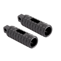 PartzBiz HD AN400-036 - Arlen Ness 400-036 Black Speedliner Driver Footpegs for Harley M8 Softail Models | 400-036
