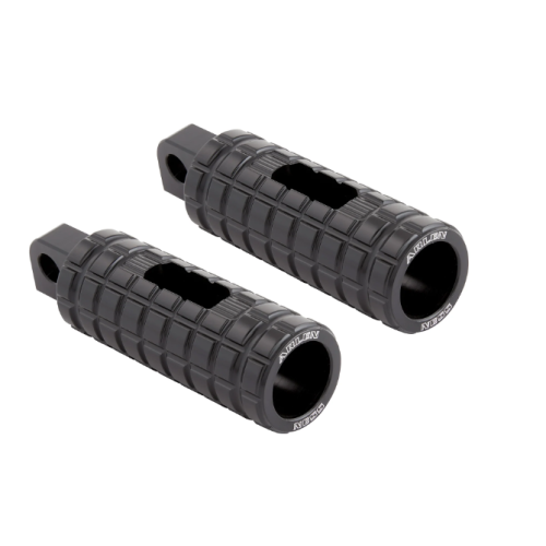 PartzBiz HD: 4424168-Arlen Ness 400-036 Black Speedliner Driver Footpegs for Harley M8 Softail Models | 400-036