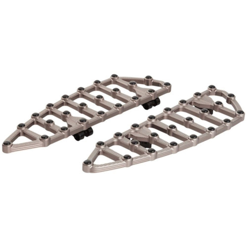 PartzBiz HD: 4424138-Arlen Ness 410-013 Titanium MX Billet Driver Floorboards Harley Softail M8 18-20
