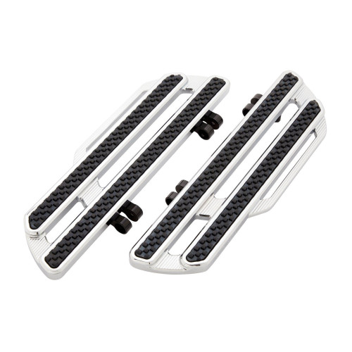 PartzBiz HD: 4424140-Arlen Ness 410-017 Chrome Method Driver Floorboards Harley Touring 99-Up