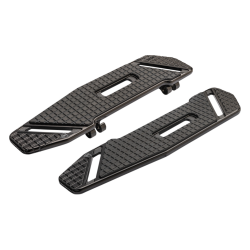 PartzBiz HD AN410-020 - Arlen Ness 410-020 Black Speedliner Floorboards Harley Touring Models 99 up  | 410-020