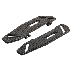 PartzBiz HD AN410-023 - Arlen Ness 410-023 Black Speedliner Floorboards Harley M8 FL Softail Models | 410-023