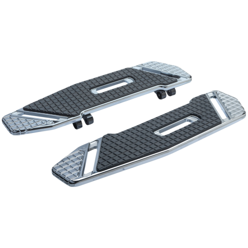 PartzBiz HD: 4424146-Arlen Ness 410-025 Chrome Speedliner Floorboards Harley M8 FL Softail Models | 410-025