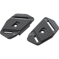 PartzBiz HD AN410-028 - Arlen Ness 410-028 Black Speedliner Passenger Floorboards Harley Touring & Softail