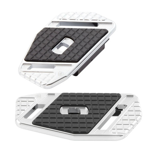 PartzBiz HD: 4424148-Arlen Ness 410-029  Chrome Speedliner Passenger Floorboards Harley Touring & Softail