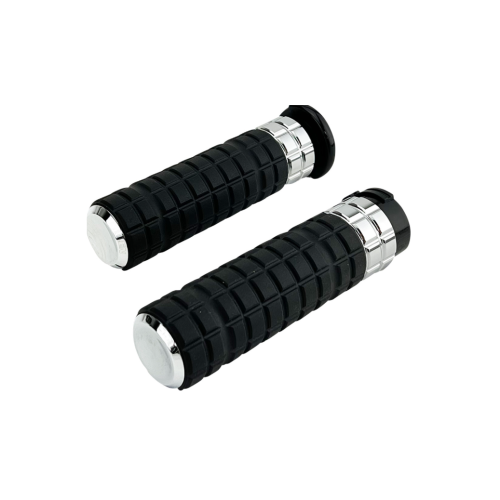 PartzBiz HD: 4424122-Arlen Ness 500-001 ปลอกแฮนด์ยาง Chrome Speedliner Harley Cable Throttle | 500-001
