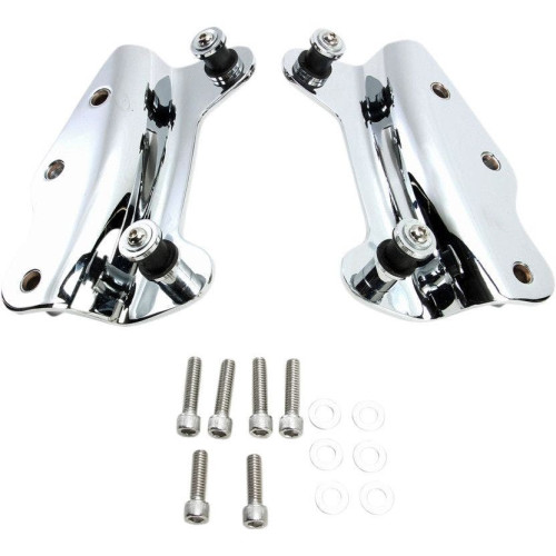 PartzBiz HD: 4424074-Arlen Ness 60-174 Chrome Tour Pack Tour Pak Docking Hardware Kit Harley 09-13