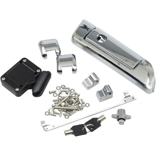 PartzBiz HD: 4424075-Arlen Ness 60-176 Chrome Tour Pack Tour Pak Tether Latch Hardware Kit Harley 14-18