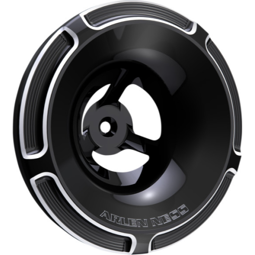 PartzBiz HD: 4424063-Arlen Ness 601-002 Black Beveled Velocity Air Cleaner Cover
