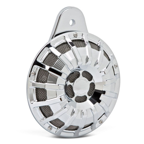 PartzBiz HD: 4424067-Arlen Ness 70-263 Chrome 15 Spoke Horn 110dB 12V Harley 07-19 XL 91+ Big Twin 264368