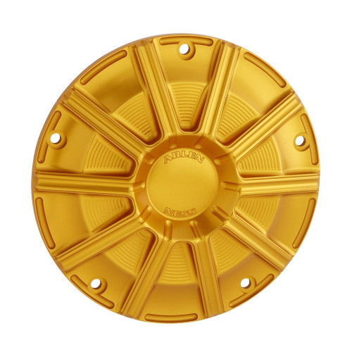 PartzBiz HD: 4424040-Arlen Ness 700-004 Gold 10-Gauge Derby Cover Billet Harley Touring 16-Up PartzBiz HD: 4424040-Arlen Ness 700-004 Gold 10-Gauge Derby Cover Billet Harley Touring 16-Up