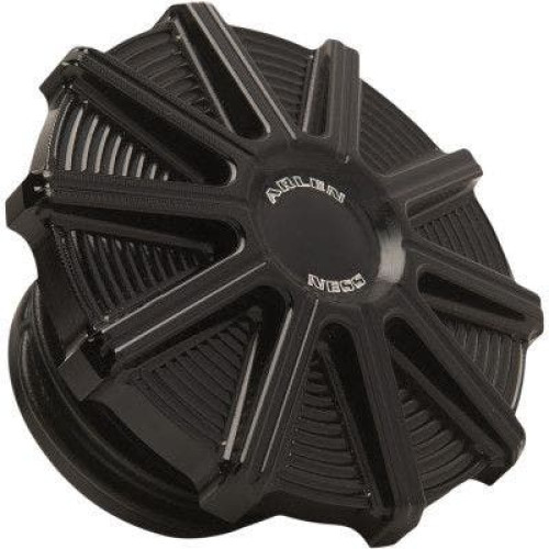 PartzBiz HD: 4424048-Arlen Ness 701-000 10 Gauge Gas Cap Black Harley FLH FLS FXD XL 93-20