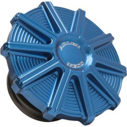 PartzBiz HD AN701-003 - Arlen Ness 701-003 10 Gauge Gas Cap Blue Harley FLH FLS FXD XL 93-20 best for 0703-0847 07030847 PartzBiz HD AN701-003 - Arlen Ness 701-003 10 Gauge Gas Cap Blue Harley FLH FLS FXD XL 93-20 best for 0703-0847 07030847