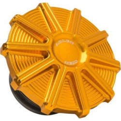PartzBiz HD AN701-004 - Arlen Ness 701-004 10 Gauge Gas Cap Gold Harley FLH FLS FXD XL 93-20 best for 0703-0847 07030847 PartzBiz HD AN701-004 - Arlen Ness 701-004 10 Gauge Gas Cap Gold Harley FLH FLS FXD XL 93-20 best for 0703-0847 07030847